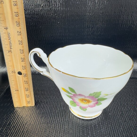Vintage Regency Teacup Saucer Set Floral Pattern Bone China Made In England VTG - Picture 4 of 15